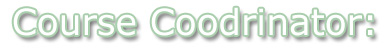 Course Coordinator