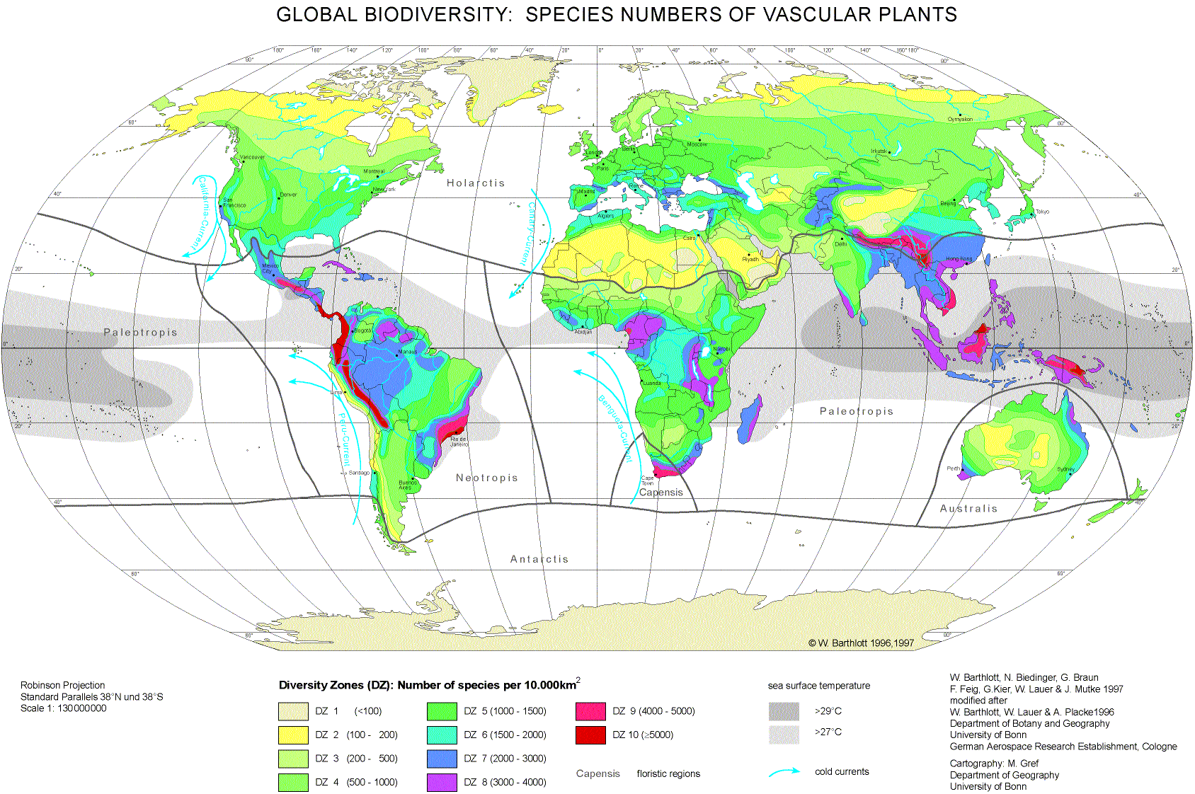 LON-CAPA Botanik online: Biodiversität - Global Biodiversity